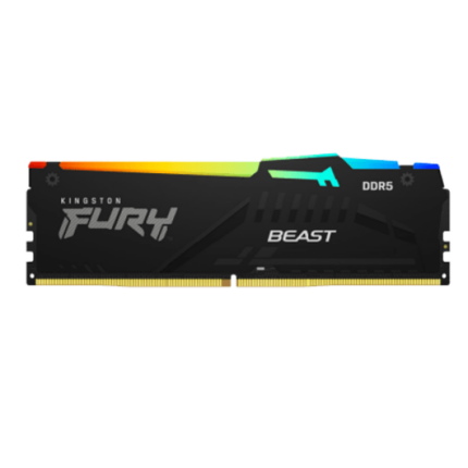 RAM DDR5 Kingston 64GB (2x32GB kit) 5600MT/s KF556C40BBAK2-64 Fury Beast RGB