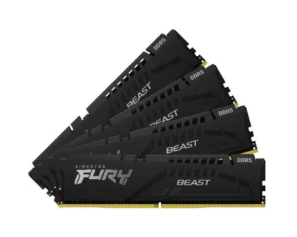RAM DIMM DDR5 128GB (4x32) 5600MHz Kingston Fury Beast KF556C40BBK4-128