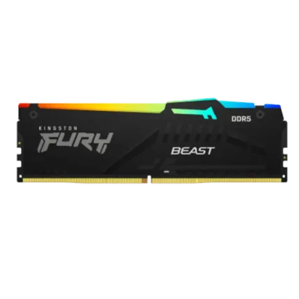 RAM DDR5 Kingston 64GB (2x32GB kit) 5600MT/s KF556C40BBAK2-64 Fury Beast RGB