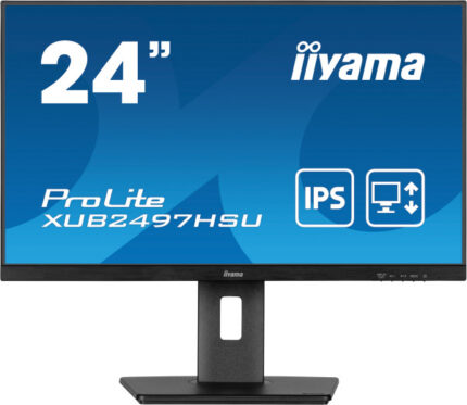 Monitor 23.8" Iiyama XUB2497HSU-B2 IPS 1920x1080/100Hz/1ms/HDMI/DP/USB/zvučnici