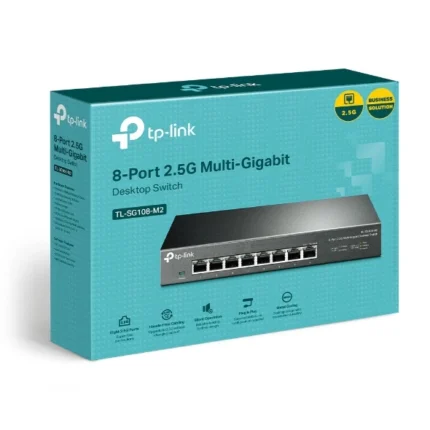LAN Switch TP-Link TL-SG108-M2, 8 port, 100/1000/2500 Mbps