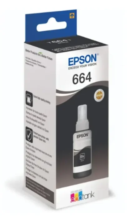 Ink Bottle Epson T6641 Black 70ml